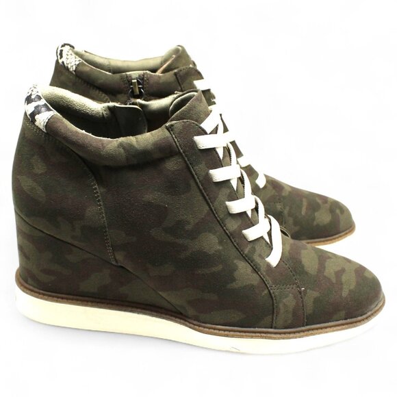 Womens Dr. Scholl S Lace-up Wedge Booties - Picture 5 of 8